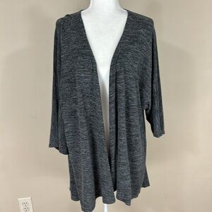 LuLaRoe Gray Duster Cardigan Kimono Size Large